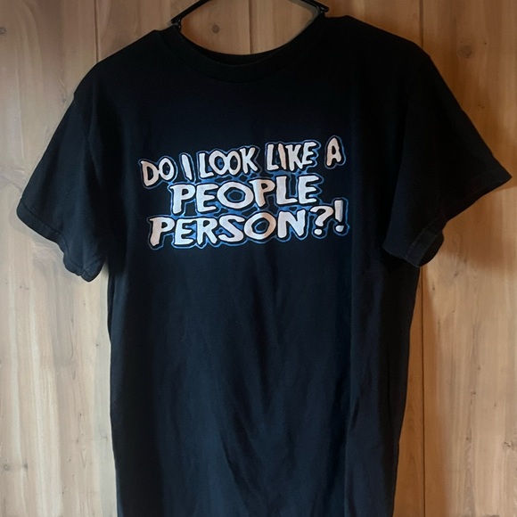 Humor Black T-Shirt - Picture 1 of 2